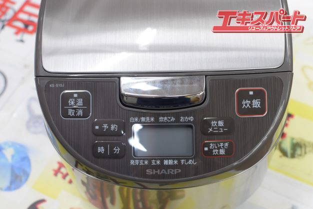 5.5合炊飯器 シャープ KS-S10J-S